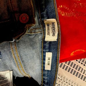 Cute trendy blue jeans bought  and washed but they were the wrong size